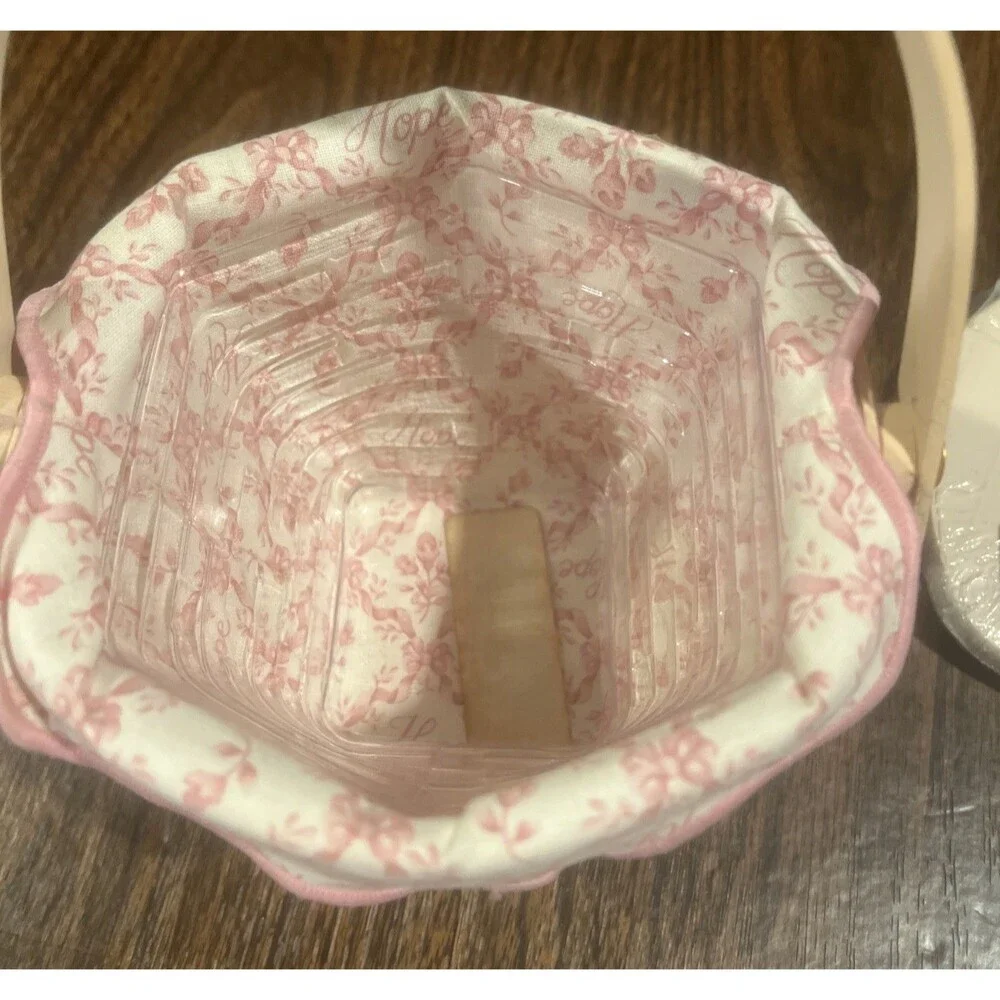 Longaberger Horizon of Hope 2001 WW Handled Basket ~ Liner ~ Lid ~ NEW